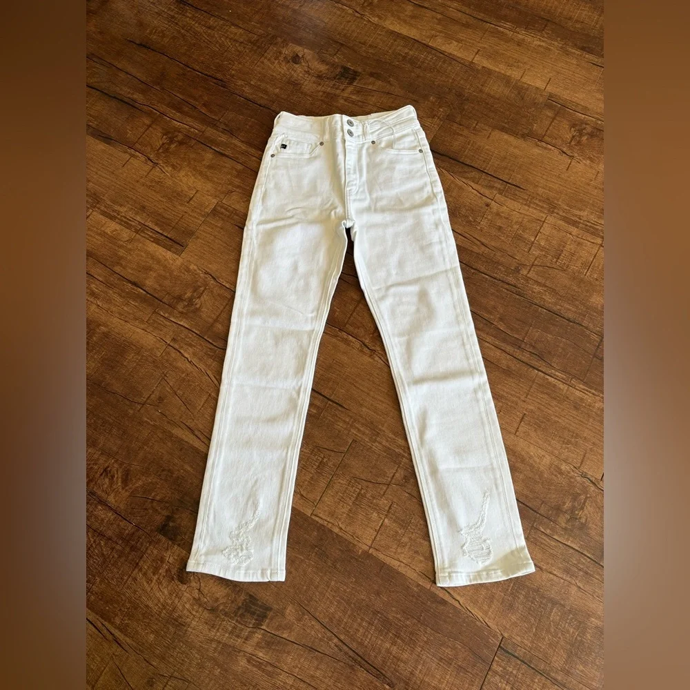 NWT KanCan Jeans | 3/ 25 | White Distressed Denim - Picture 2 of 10
